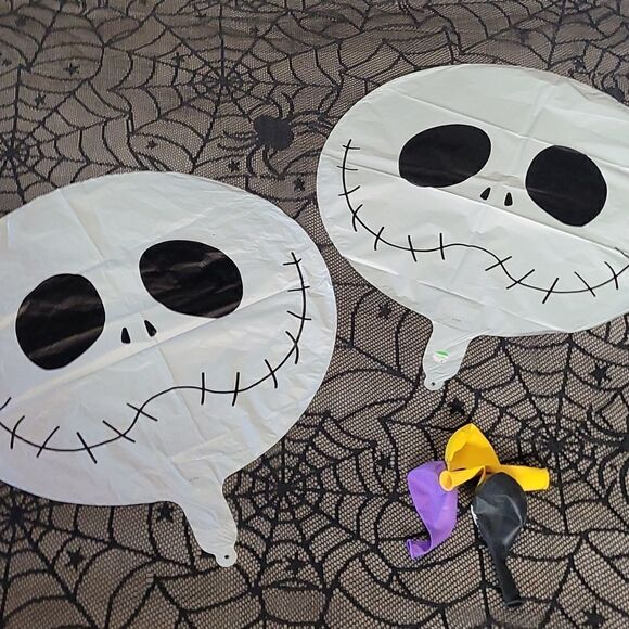 Jack Skellington Balloons Set of 2 - Picture 1 of 7